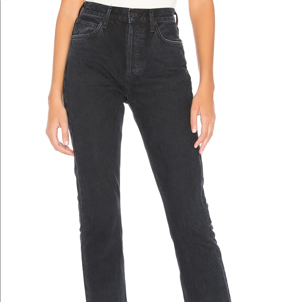 Agolde Riley High Rise Straight Crop 26